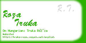 roza truka business card